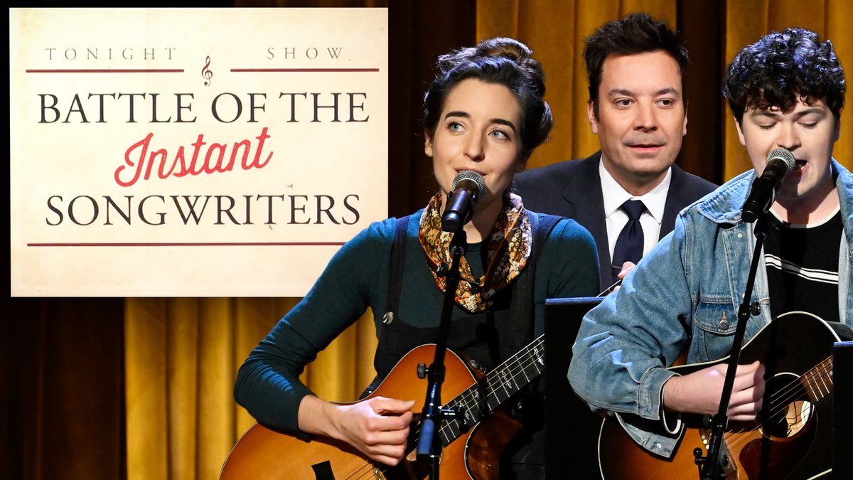 Battle of the Instant Songwriters: Peter Groppe performs “North Pole Dancing” ❄️ #FallonTonight
