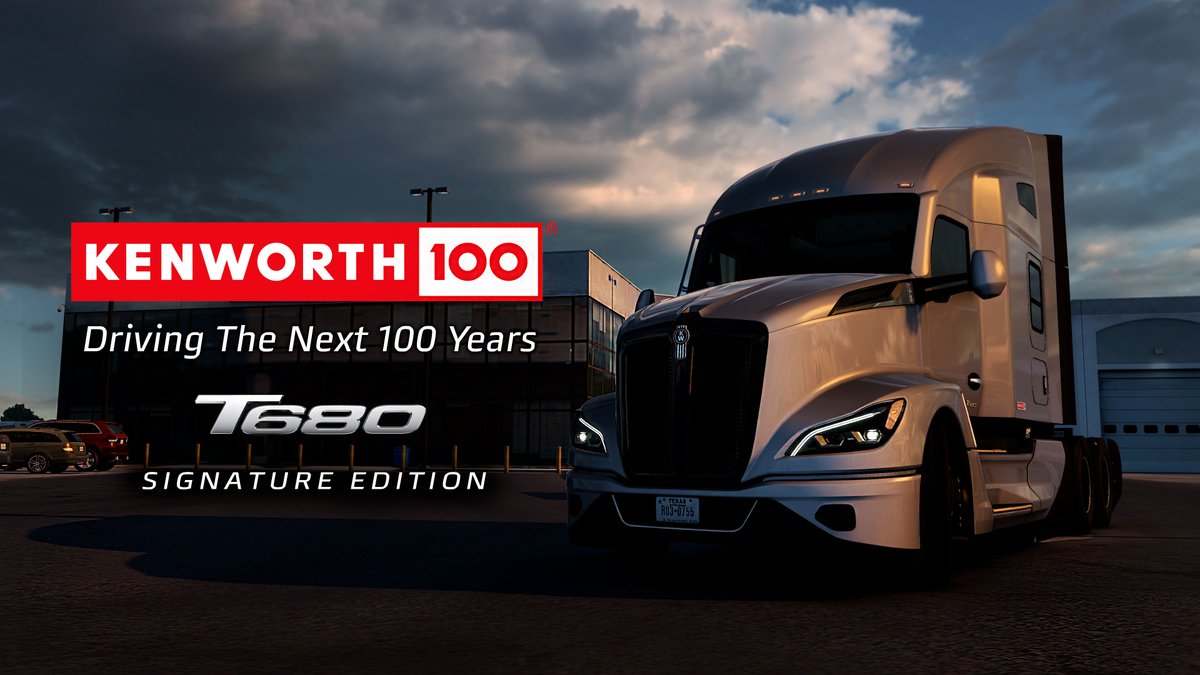 Kenworth T680 100 Years Anniversary Edition is coming to ATS! 🚛💨 This iconic truck symbolizes Kenworth Truck Co.'s dedication to excellence and innovation over the past century, making it an essential choice for every trucker 💪 Read more here 👇