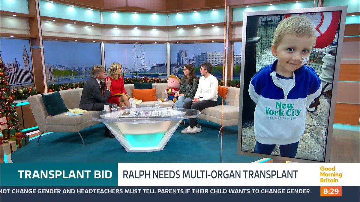 The parents of three-year-old Ralph Tatham are desperately trying to raise £1 million pounds to take their little boy to the U.S. for a life-saving triple transplant operation.
