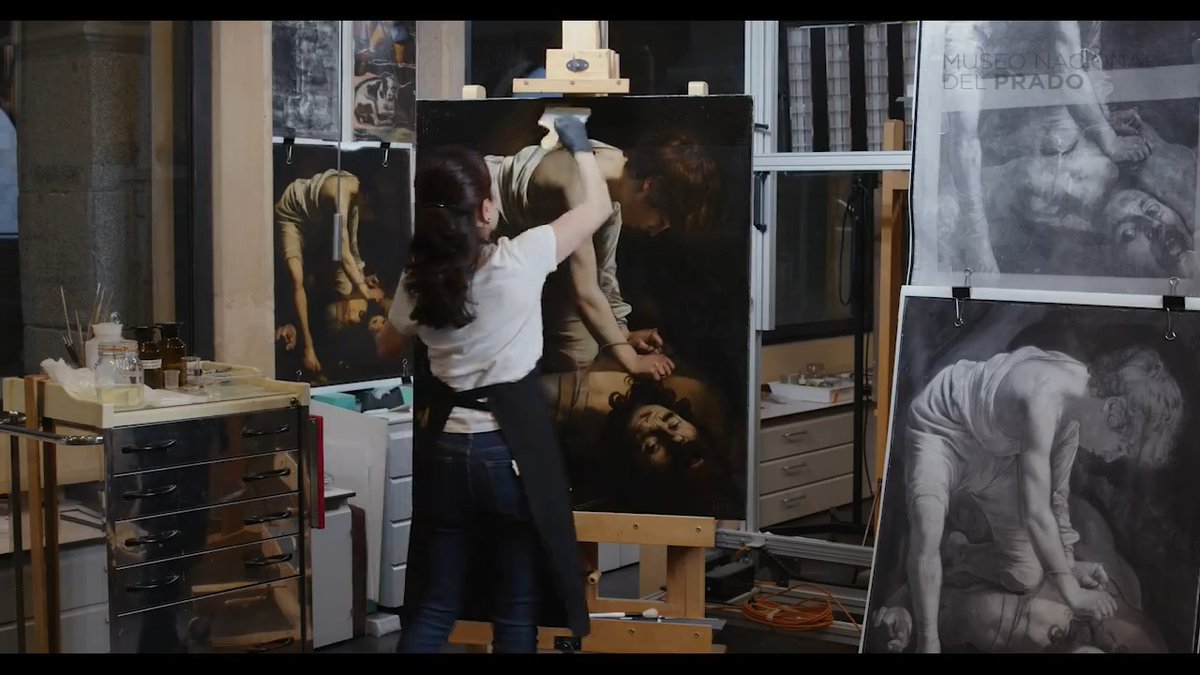 El Museo del Prado expone el magnífico "David vencedor de Goliat" de Caravaggio tras una restauración que recupera el claroscuro original y elementos ocultos