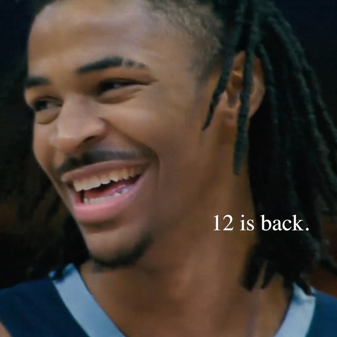 GOOD MORNING JA MORANT PLAYS BASKETBALL TONIGHT