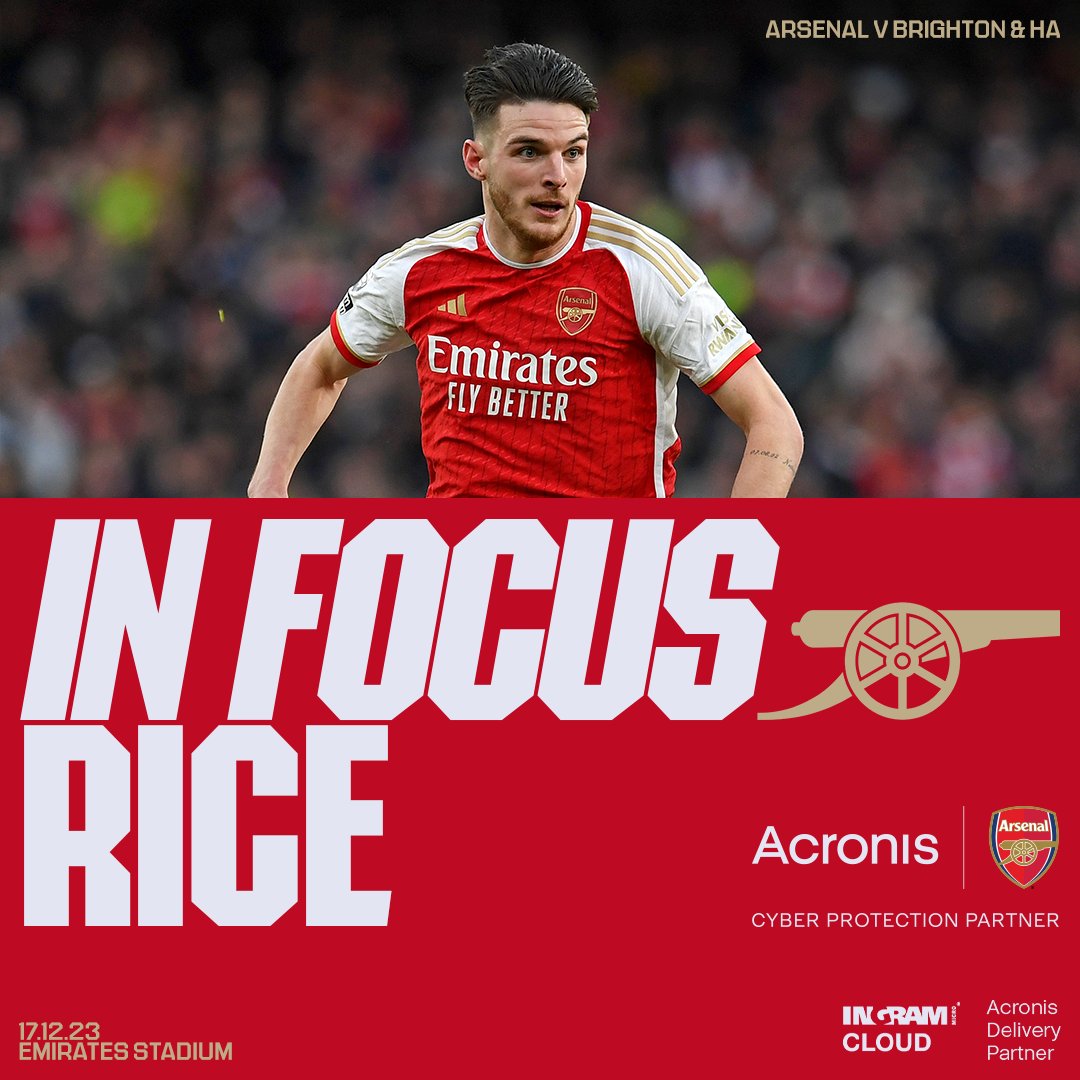 #ad Declan's passion 🔥 An In Focus special on our midfield maestro's magnificent performance against Brighton & Hove Albion 🤝 Acronis