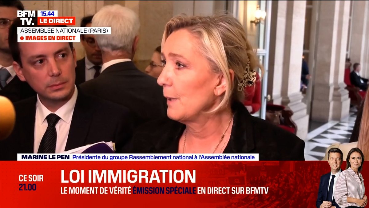 Je remercie la gauche qui a permis que cette loi qui prévoyait une nouvelle filière d'immigration massive se termine en une loi qui durcit un peu les conditions d'immigration dans notre pays. Pour une fois que la gauche est utile à quelque chose.