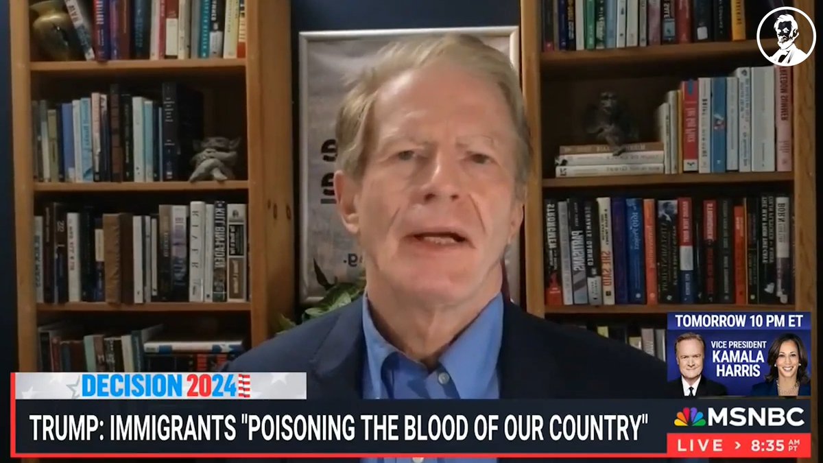 When Trump uses words like “immigrants are poisoning the blood of our country”, he is making it clear that he is fundamentally anti-American, hateful, and appealing to the worst in people. @StuartPStevens has more on MSNBC