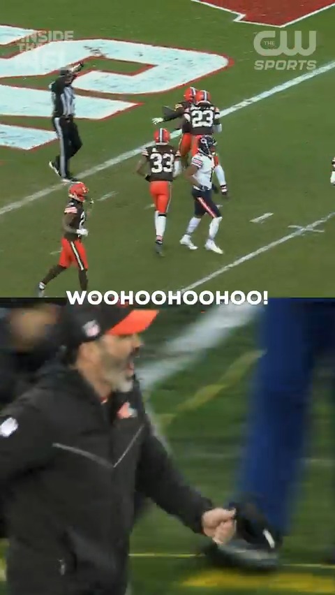 Kevin Stefanski's reactions to the end of the Cleveland Browns game are too perfect 😂 @InsideTheNFL