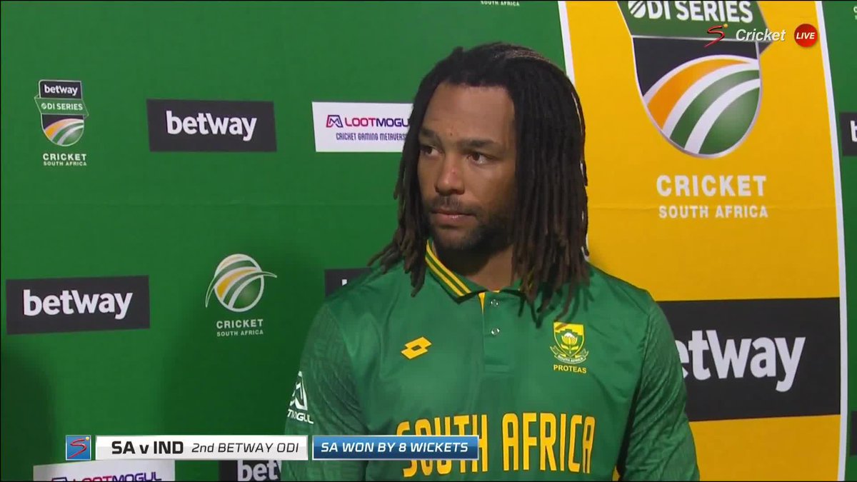 🗣️ "I'll never forget a moment like this!" You've been waiting to hear Tony de Zorzi's reaction.. Here's what the Man of the Match had to say about his century 👂