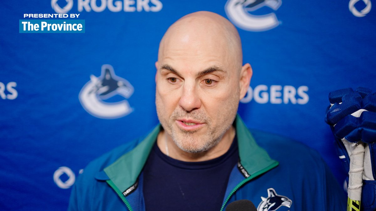“Got to be ready from the first drop of the puck.” 🗣 Head Coach Rick Tocchet speaks on the importance of the team's start, and tonight's lineup. The Province | #Canucks