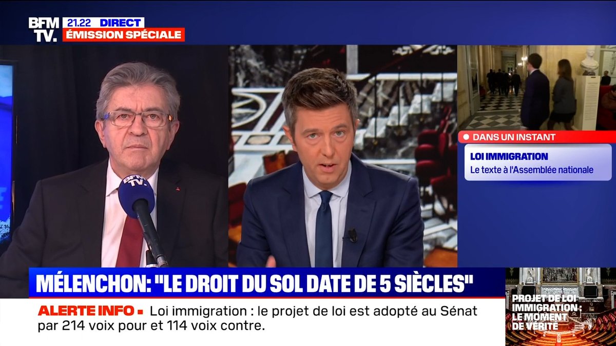 La France n'est pas une nation ethnique. Elle s'est toujours constituée autour de la politique. Elle se fabrique à travers chaque génération que nous éduquons dans notre langue commune. #LoiImmigration