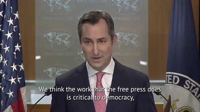 The work of journalists is essential, courageous, and must be protected. We stand unequivocally for the protection of journalists and a free and independent press.