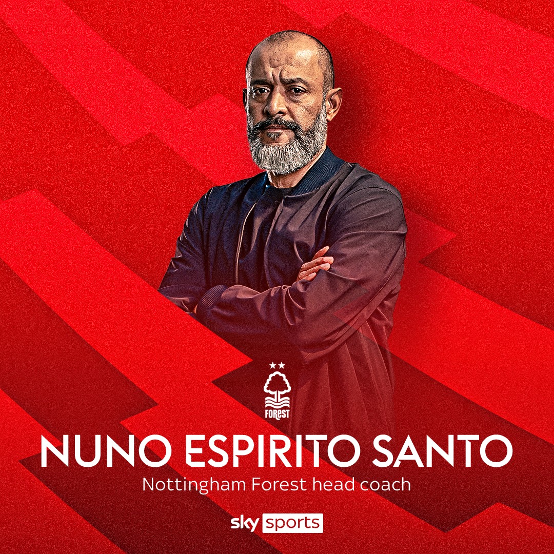 BREAKING 🚨: Nottingham Forest appoint Nuno Espirito Santo as head coach on a two-and-a-half year contract 🔴✍️