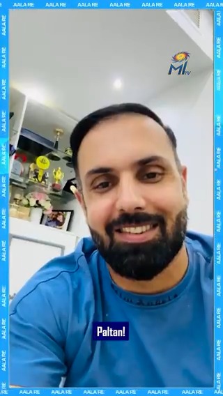 1️⃣🆕📩 from #MumbaiIndians’ Mohammad Nabi 💙 See you soon. 👋 #OneFamily #MumbaiIndians #IPLAuction