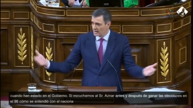 #EnDirecto | Pedro Sánchez: "Hemos visto cómo Aznar indultó a 1.400 personas en un solo día. ¿Se imaginan lo que dirían de mí si yo indultara a 1.400 personas en un día? No habría país para correr"