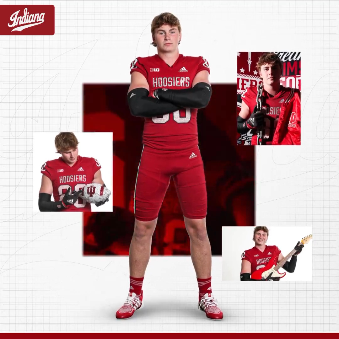 Welcome to Indiana, Brody Kosin ‼️ #IUFB | Brody Kosin