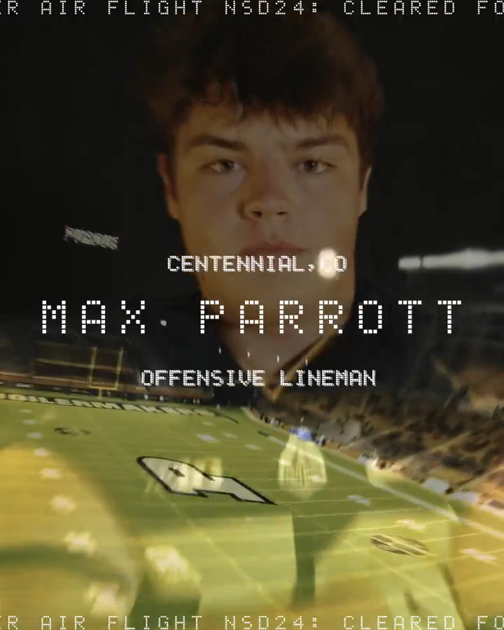 A proven winner, Max Parrott is a Boilermaker! 📰