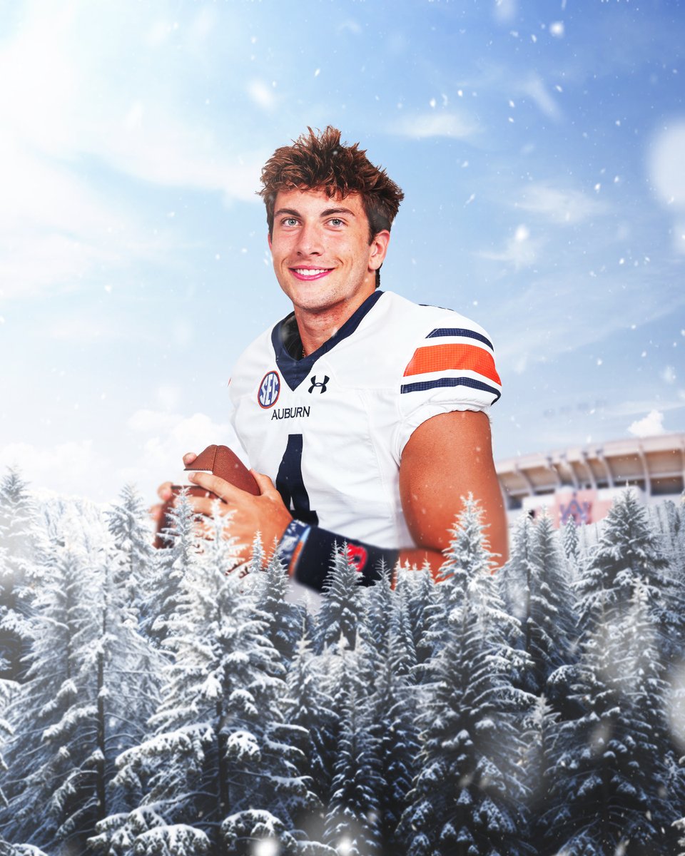 It's 𝐎𝐅𝐅𝐈𝐂𝐈𝐀𝐋. Walker White is an Auburn Tiger 🐅 Welcome to the family, Walker! 🏠 Little Rock, Arkansas 🎯 Quarterback