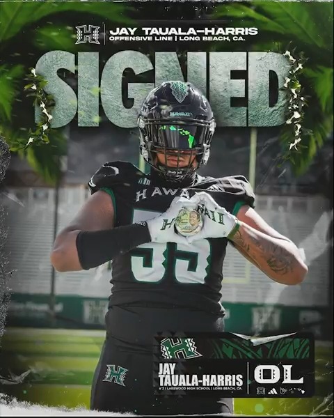 Long Beach's finest is headed to the 808 🤙 Welcome to the #BRADDAHHOOD, Jay! Jay Tauala-harris x #GoBows