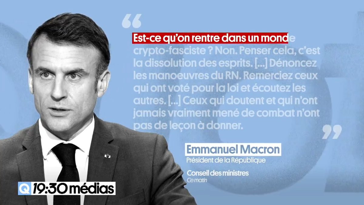 Emmanuel Macron a-t-il réveillé un foyer de frondeurs au gouvernement et à l’Assemblée ? Une chose est sûre : il y avait une mauvaise ambiance en conseil des ministres ce matin. #Quotidien