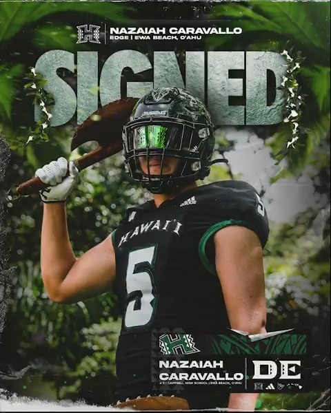 Another game-wrecker off the edge 💥 Welcome to the #BRADDAHHOOD, Nazaiah! Nazaiah Caravallo x #GoBows