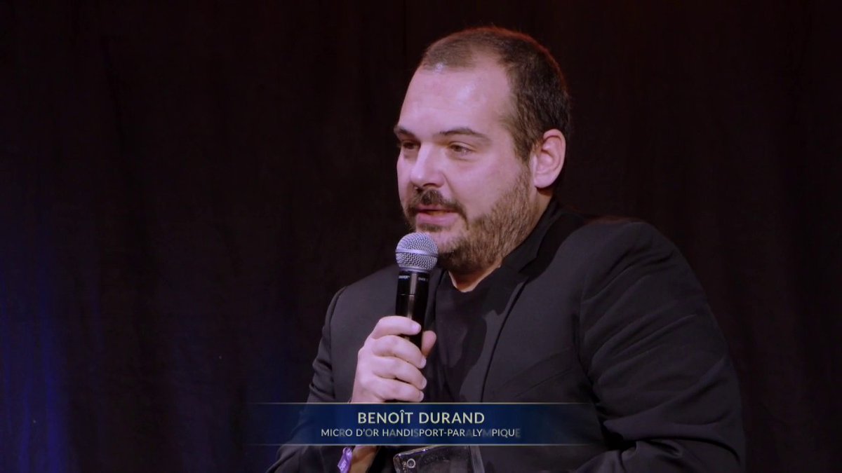 La catégorie Handisport-Paralympique des Micros d'Or 2023 est remportée par Benoit Durand pour son reportage sur Tifany Huot-Marchand ⛸️ Sport en France France Télévisions