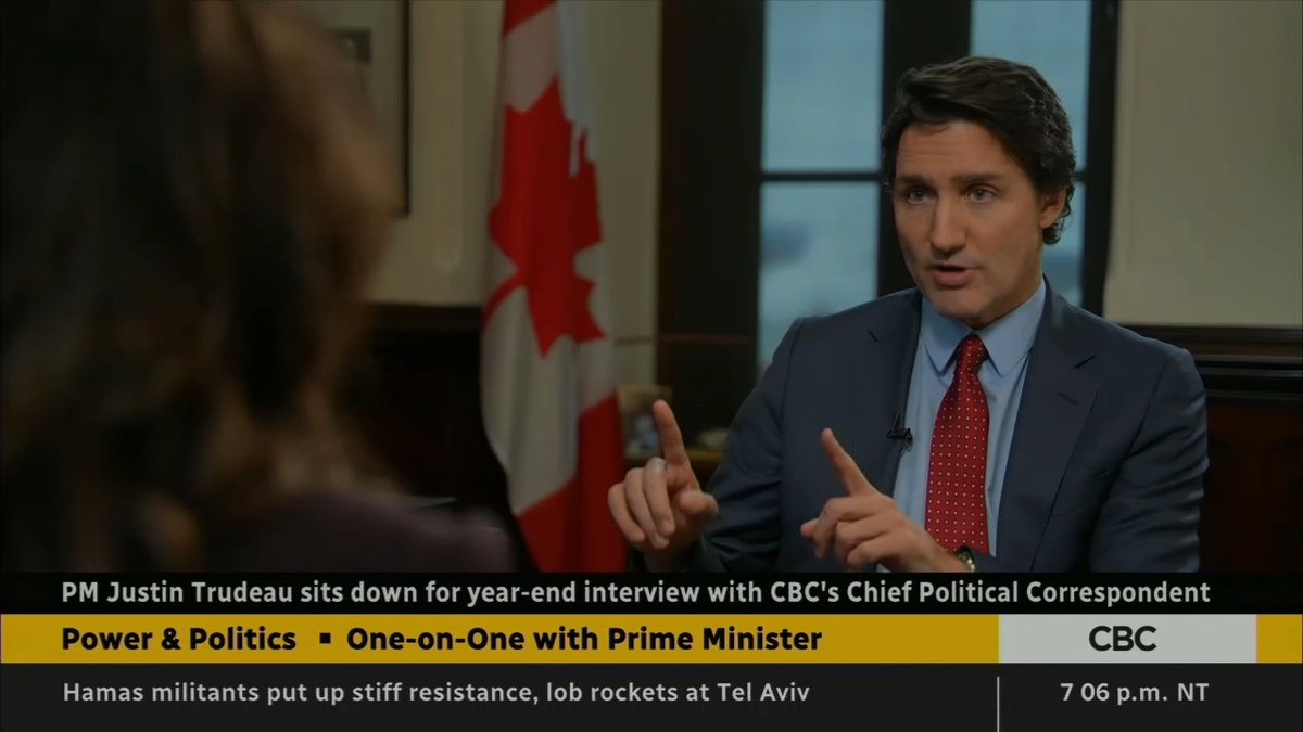 Worthwhile exchange between Justin Trudeau and CBC.