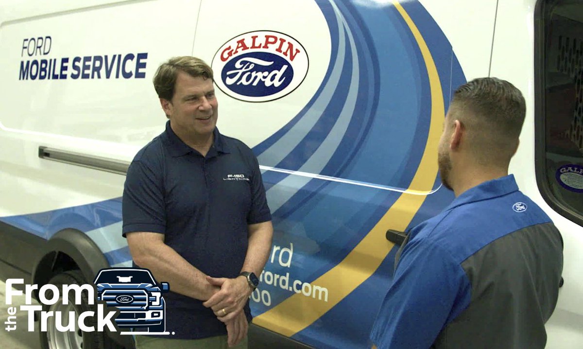 For our Ford Motor Company Mobile Service technicians, their van is their office. That’s why it’s important we keep improving the vehicle’s tools & features so they can do the best job possible when they’re on the road servicing retail & Ford Motor CompanyPro commercial customers. Great meeting Alex Ashikyian at Galpin Ford. Learned a lot from him & appreciate the honest feedback!