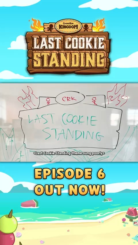 Wow... that new theme song is music to my ears...💀 Tune in to the latest episode of #LastCookieStanding now! #CookieRun #CookieRunKingdom #CRK