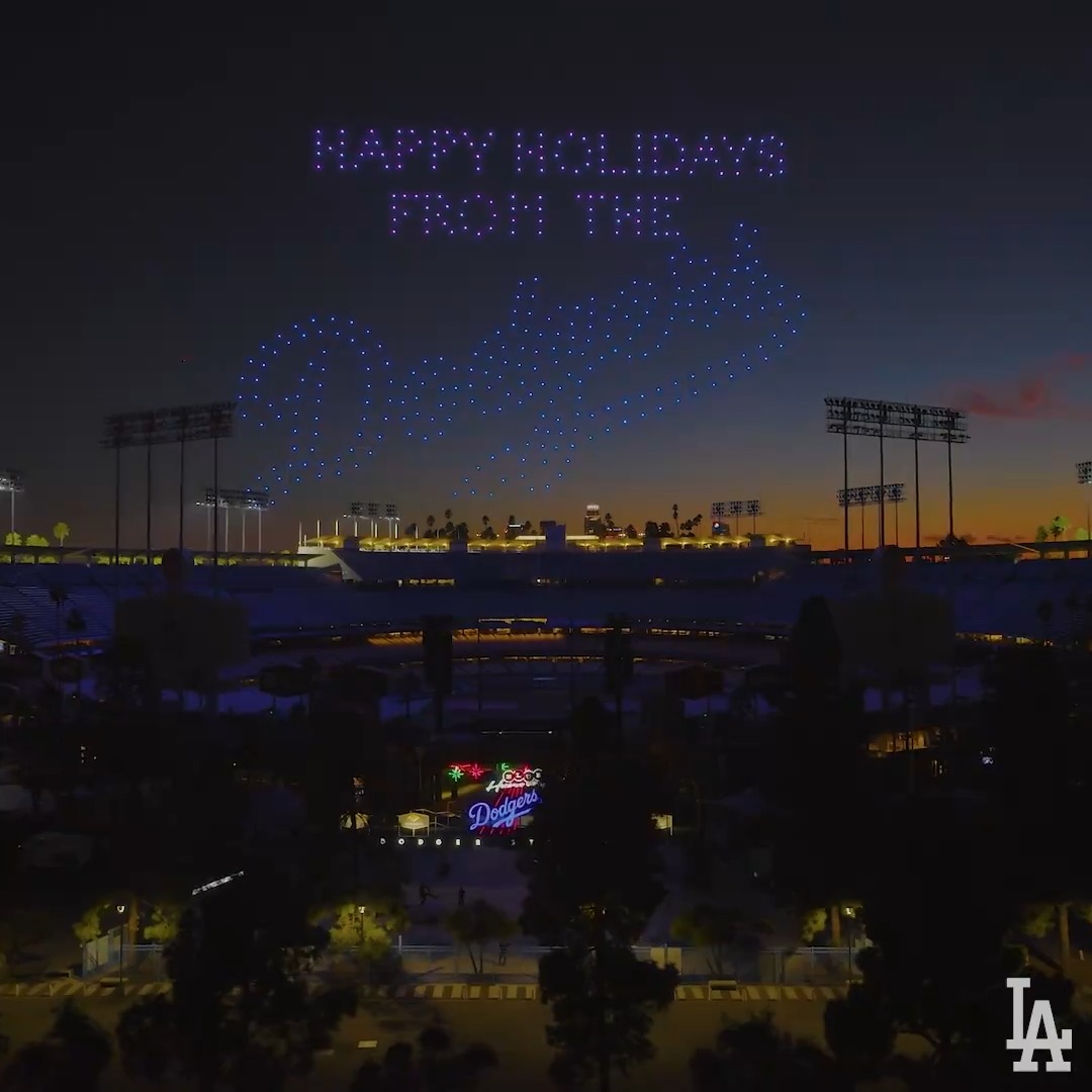 Happy Holidays from your Los Angeles Dodgers!