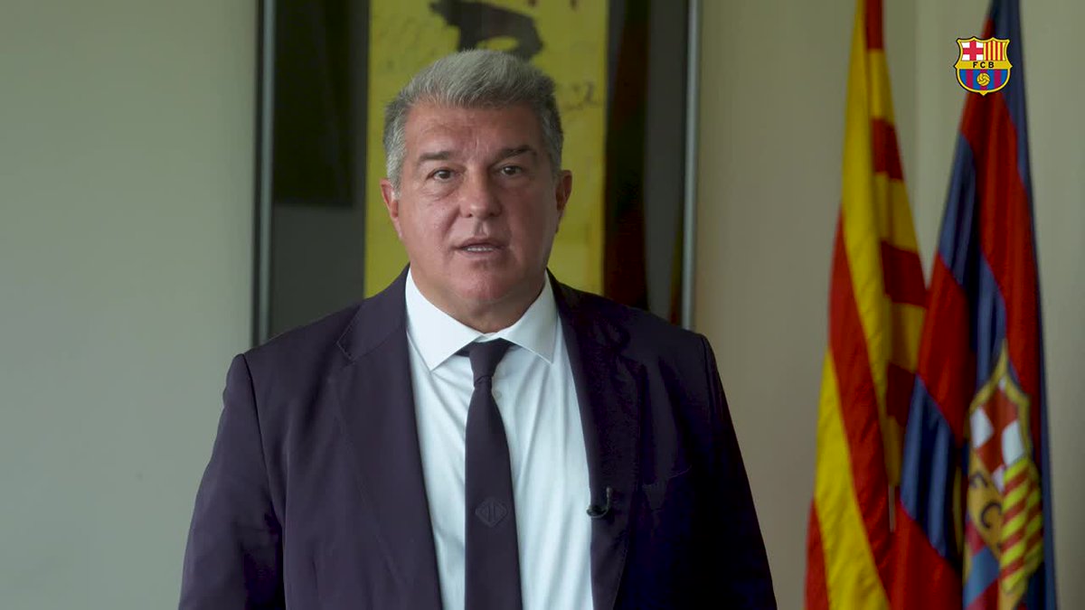 El presidente Joan Laporta Estruch🎗 valora la sentencia sobre la Superliga