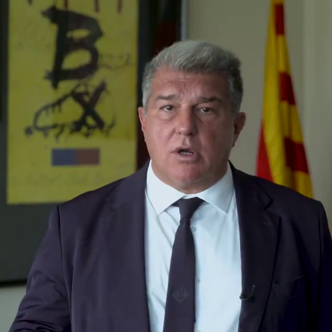 🗣️ "A historic opportunity is open to show the serious problems that currently jeopardise the future viability of the vast majority of clubs" Barcelona president Joan Laporta explains why the club are open to being part of a new European competition 🔴🔵