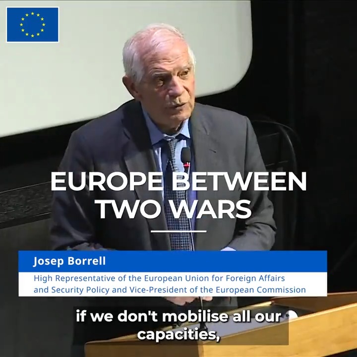 Europe is in danger. If we don't change course rapidly, if we don't mobilise all our capacities, if we let Putin win the war in Ukraine, if we are not able to stop the tragedy which is happening in Gaza, I think our EU project will be very much damaged. Le Grand Continent