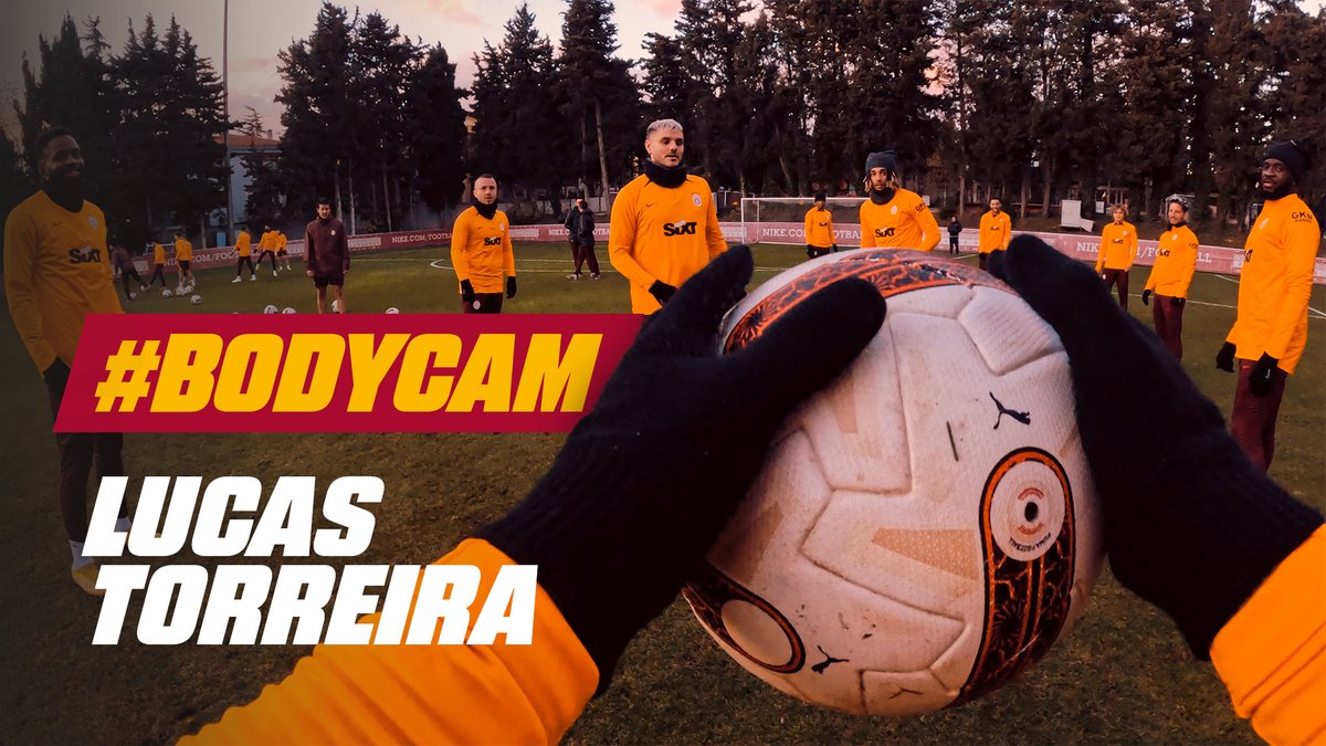 #BODYCAM | Lucas Torreira 👀 Lucas'ın gözünden futbolcularımızın antrenmanını izlemek için Galatasaray YouTube KATIL'a üye olabilirsiniz! 🦁 👉