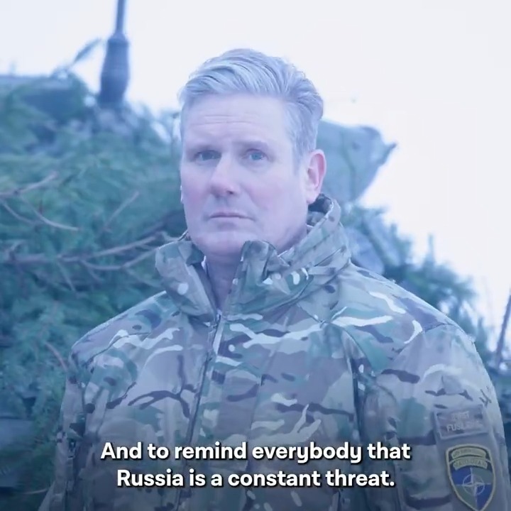 Britain’s armed forces are a beacon of hope this Christmas. Labour stands with them, supporting Ukraine in the face of Russian aggression. And my Labour Party is proud to stand with our NATO allies.
