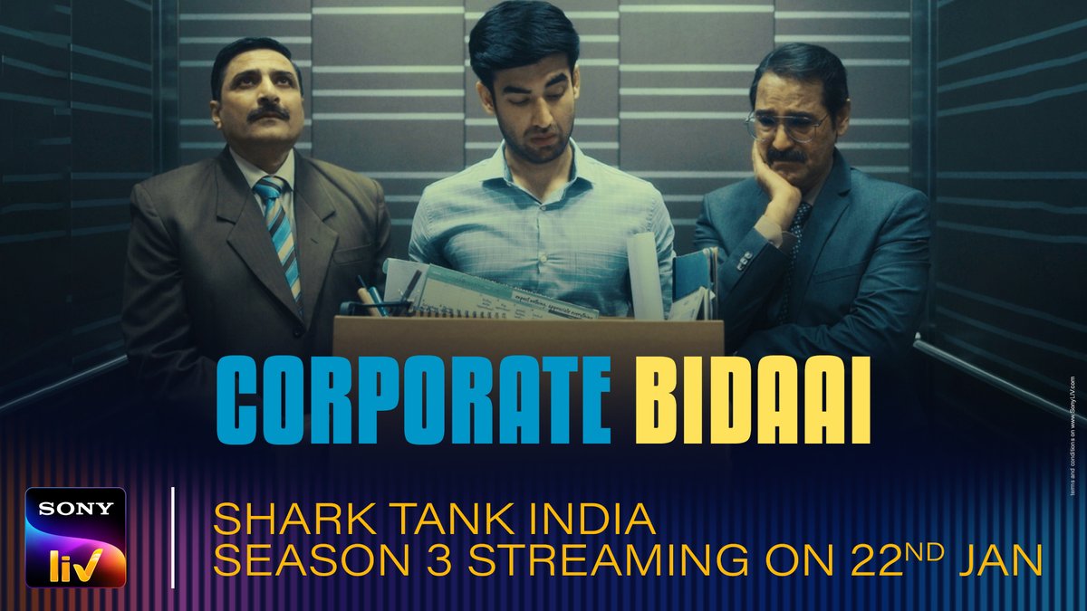 #ThankYouBoss Shark Tank India Season 3, streaming from 22nd January on Sony LIV. #SharkTankIndiaSeason3OnSonyLIV #SharkTankIndia #SharkTankIndiaOnSonyLIV #Corporate #CorporateLife #Job #StartUp #Business #Funding #Investment