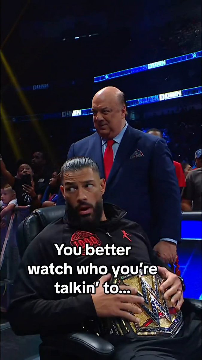 Who's YOUR Daddy? 👀 Roman Reigns Paul Heyman