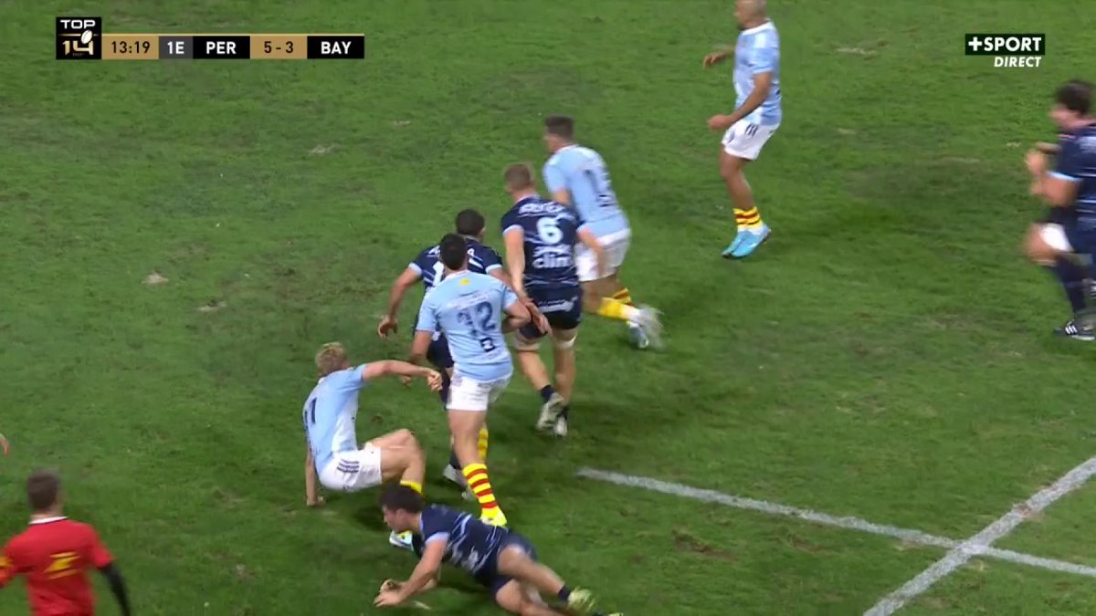 MAIS QUEL ESSAI !! 🔥 L' USAP débute sur les chapeaux de roue avec ce magnifique deuxième essai signé Allan ! #USAPAB