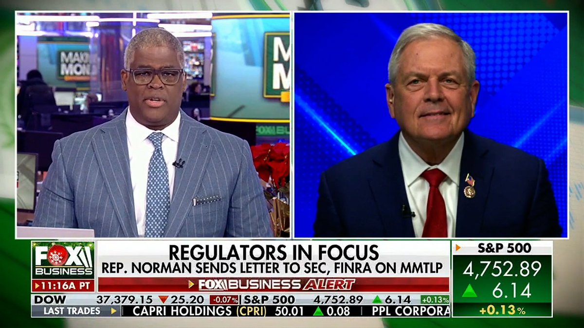 My interview moments ago on FOX Business discussing the latest on #MMTLP. I fired off a letter today (with 70+ co-signers) demanding answers from the the SEC and FINRA. ICYMI:
