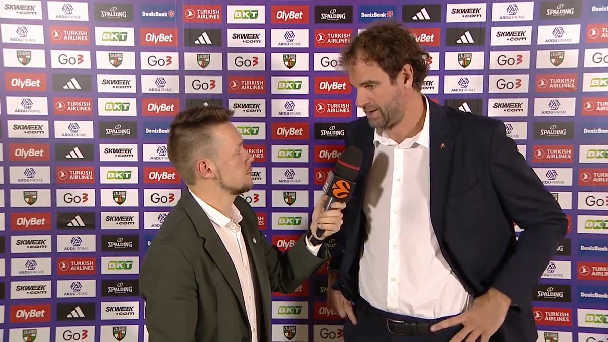 Roger Grimau got a little bit caught off-guard by Rytis Kazlauskas wholesome interview ending 😁
