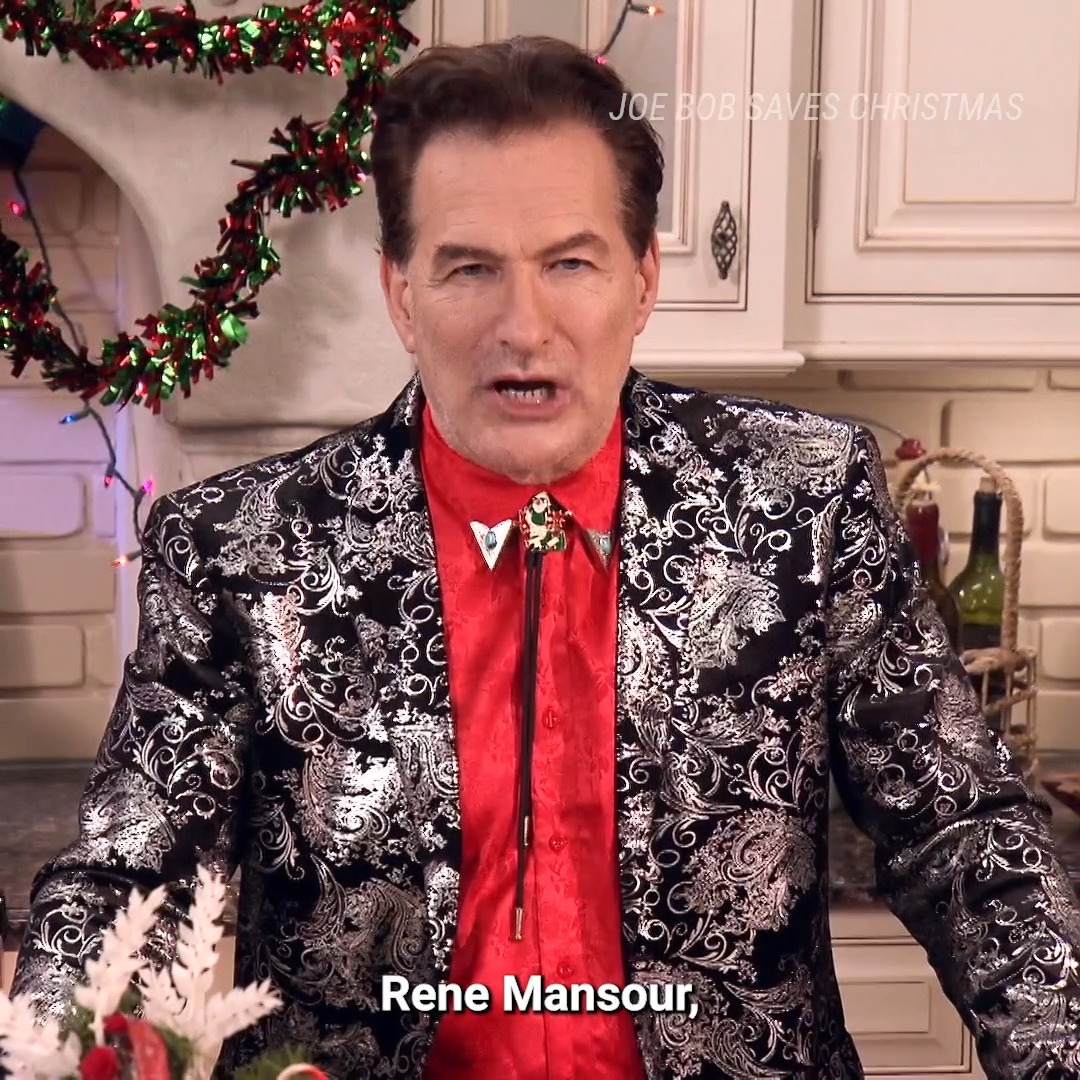 Craving some Joe Bob Briggs this weekend? Dive into #TheLastDriveIn Christmas specials, including the latest! To support this year's charities, hit up before Christmas for exclusive merch. 🎁👻