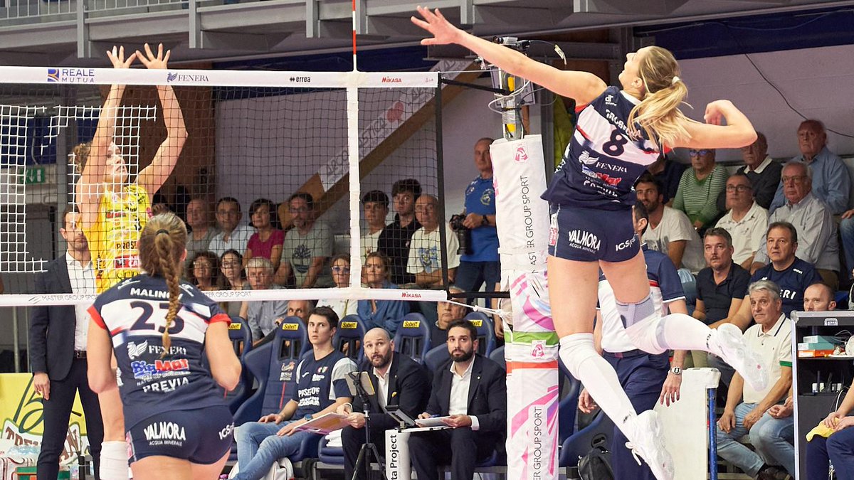 KAJA GROBELNA ๐ง๐ช The opposite hitter & Chieri will face Casalmaggiore in Round 13 of the Lega Volley Femminile THIS SATURDAY. ๐บ Watch it LIVE 7:30pm GMT on ๐ #volleyball #pallavolo