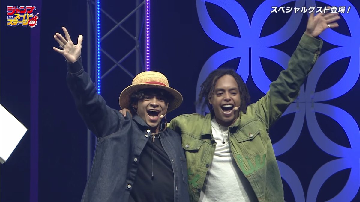 Iรฑaki (Luffy) and Jacob (Usopp) โ Jump Festa 2024