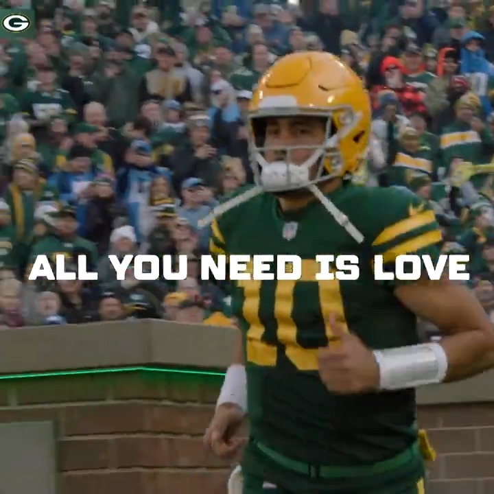 All you need is Love. 💚💛 Each repost is a #ProBowlVote for JLove! #ProBowlGames | #GoPackGo Up next: #GBvsCAR | Sunday, Dec. 24 at 12 p.m. CT | FOX