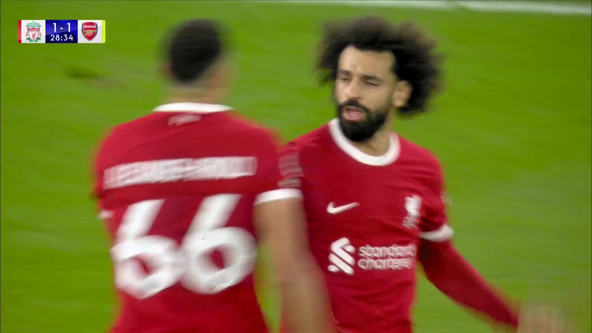 WHAT a ball from Trent ⚽ WHAT a finish from Salah 💥