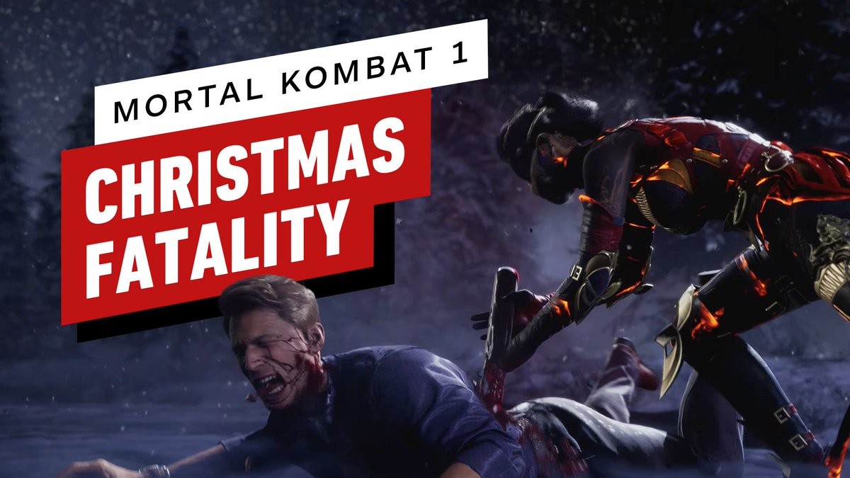 ICYMI: Slay bells are ringing in Mortal Kombat 1 with a brand new Christmas fatality! 🎄