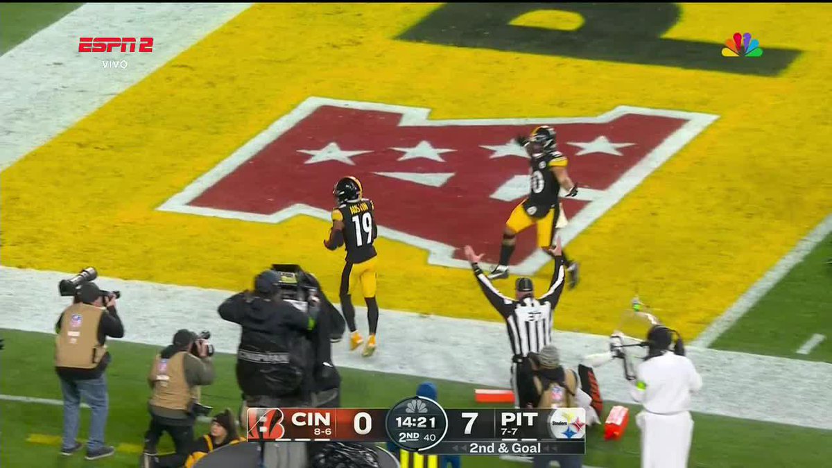 Watch Jaylen Warren blocking here #Steelers #NFL