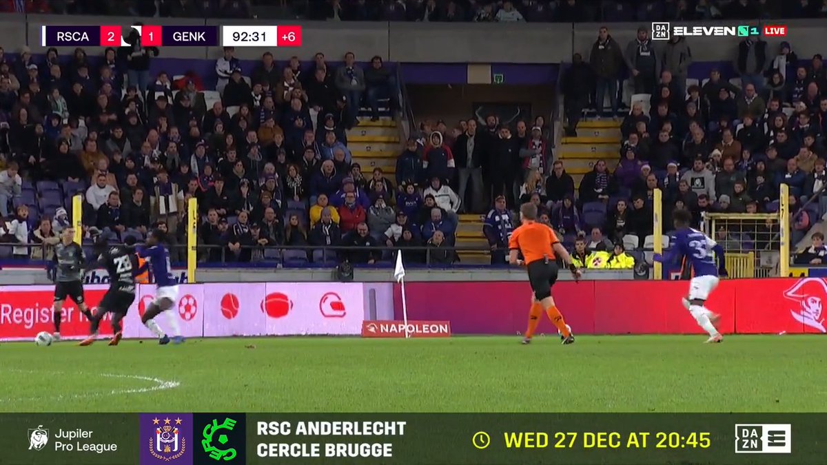 🤔 | Was dit een fout op Joseph Paintsil in de opbouw naar de winning goal van RSC Anderlecht? 🔍 #ANDGNK