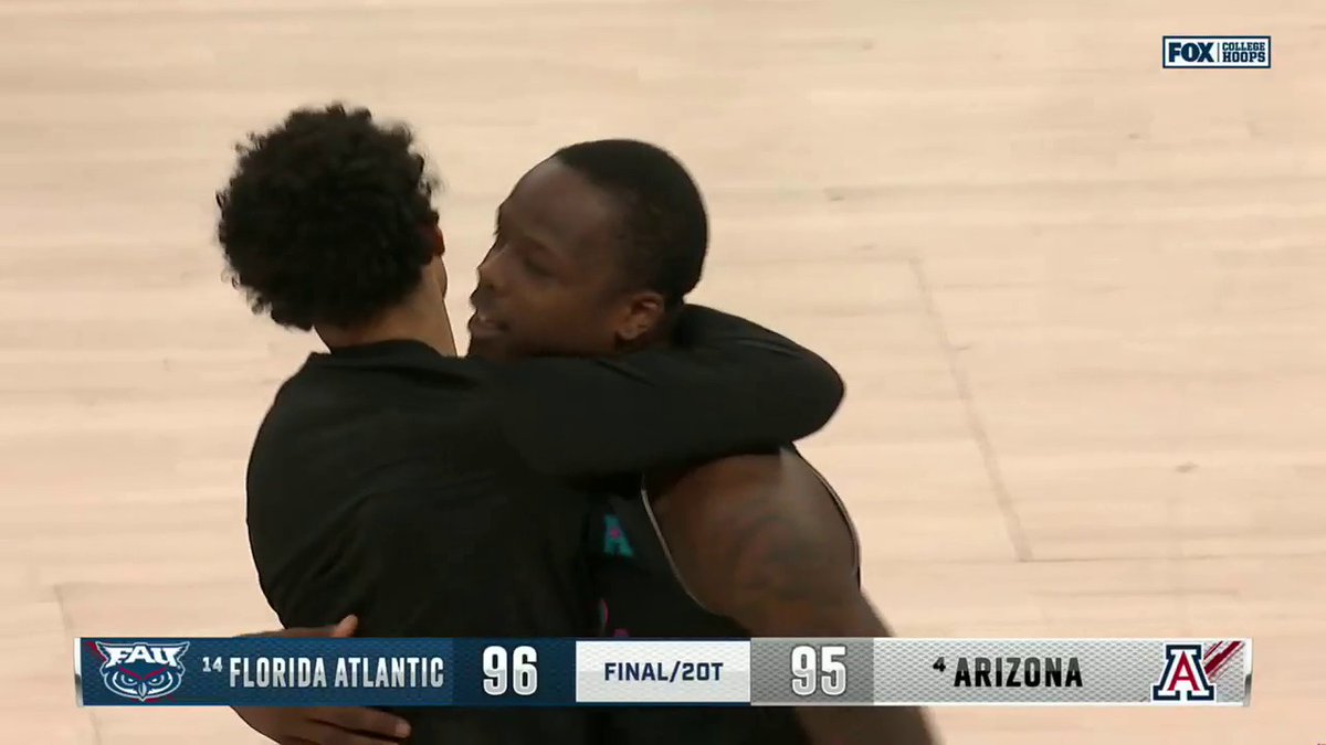 FAU TAKES DOWN NO. 4 ARIZONA!!! Florida Atlantic Men's Basketball