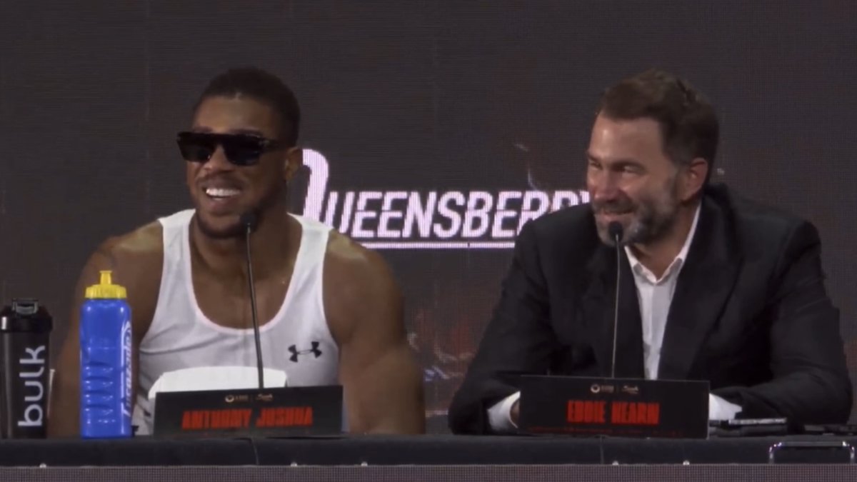 Anthony Joshua is eager for fights vs Tyson Fury and Filip Hrgovic after stopping Otto Wallin… [🎥 Queensberry Promotions]