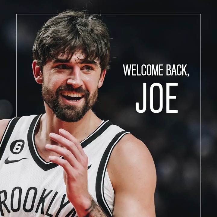 Forever a part of the Nets family. Welcome back, Joe 🖤