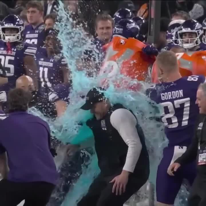 David Braun is living the good life. 😊 Northwestern Football x Northwestern Athletics