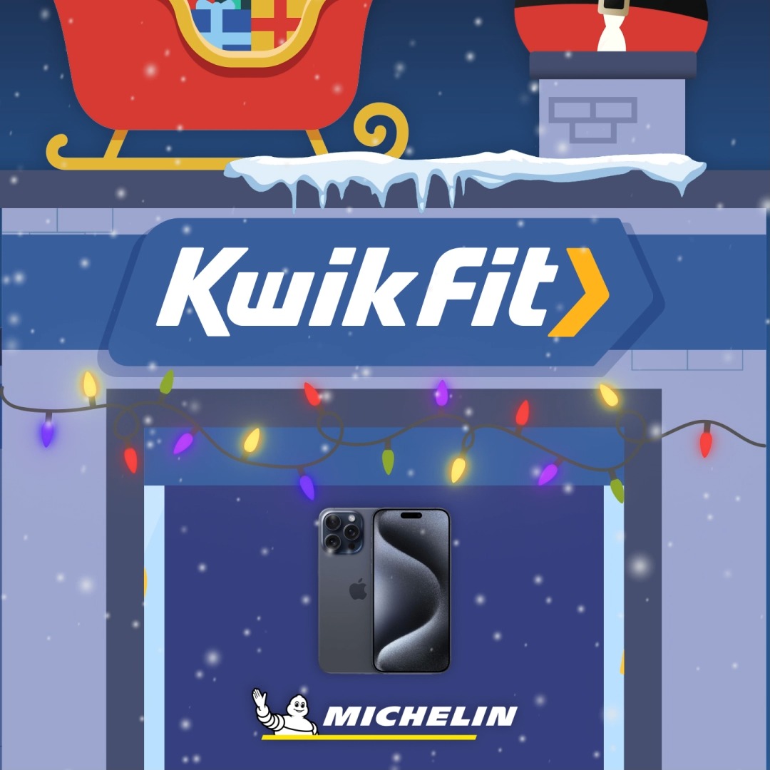 ☃️It's Christmas EVE and the final day of #Kwikmas☃️ On the 24th day, you can win an Apple iPhone 15 Pro Max courtesy of Bridgestone!! To enter, all you have to do is like this post and comment a '🎅' below. Full T&amp;C's